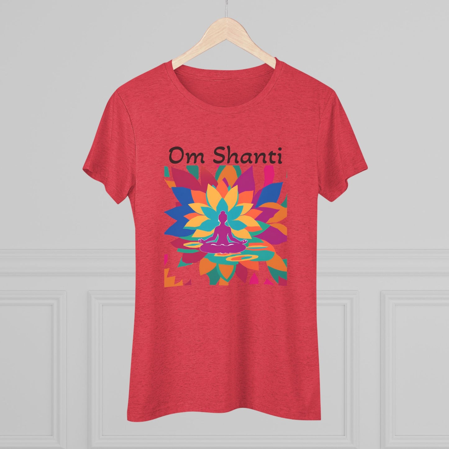 Shanti Yoga Triblend Tee: Cultivate Inner Peace & Mindful Style