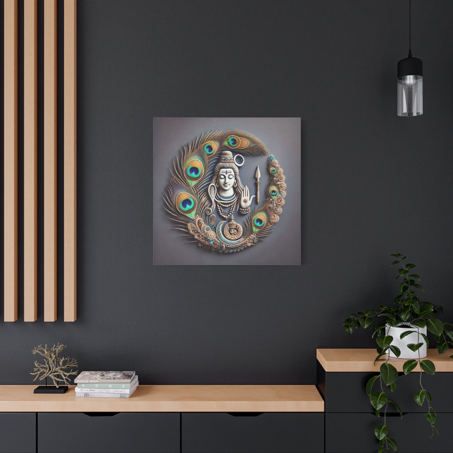 Lord Shiva Canvas Print: Cosmic Power & Serenity