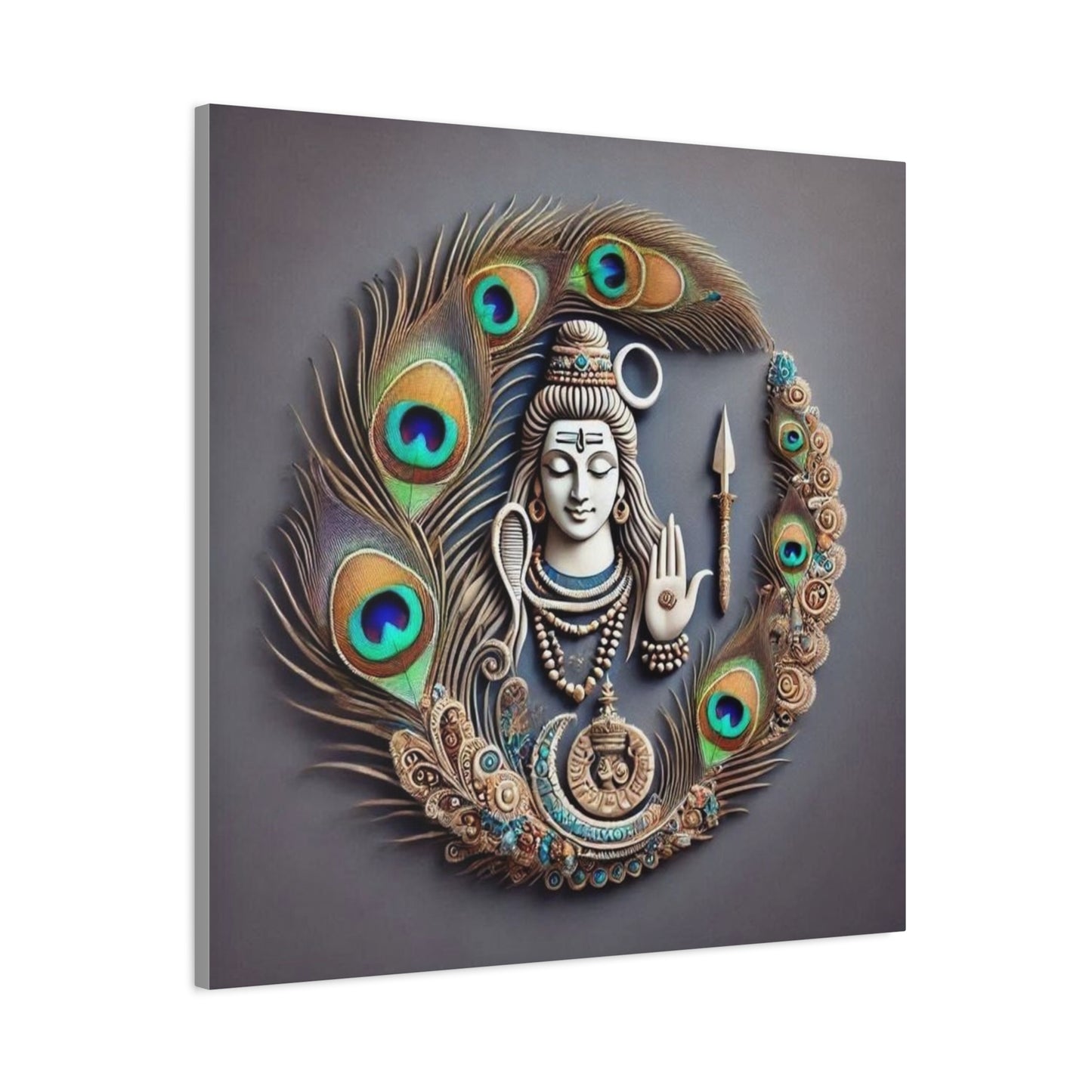 Lord Shiva Canvas Print: Cosmic Power & Serenity