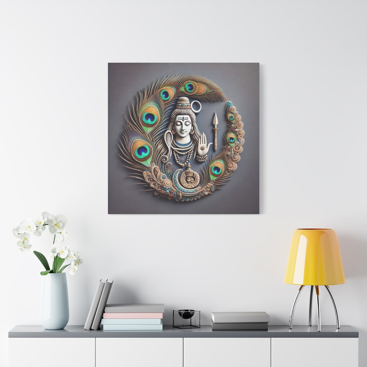 Lord Shiva Canvas Print: Cosmic Power & Serenity