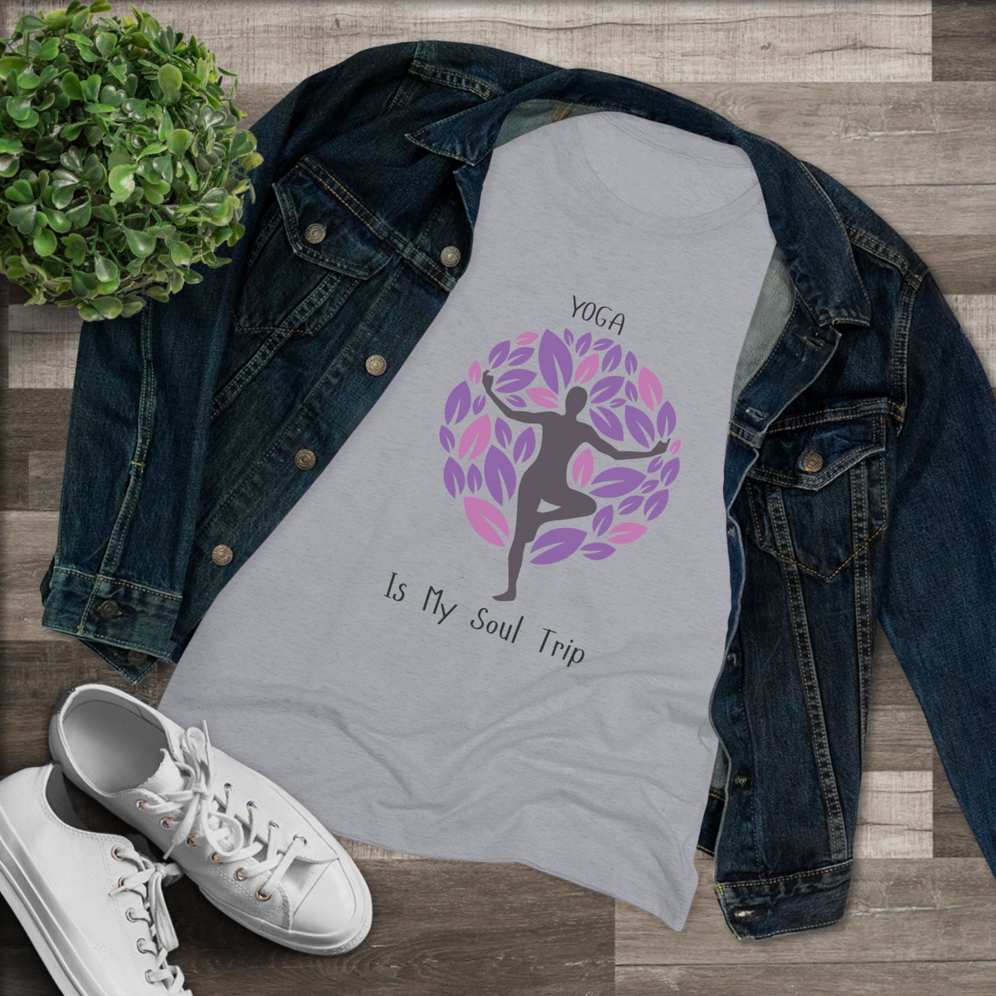 Yoga Is My Soul Trip Women's Triblend Tee: Your Journey to Zen Style