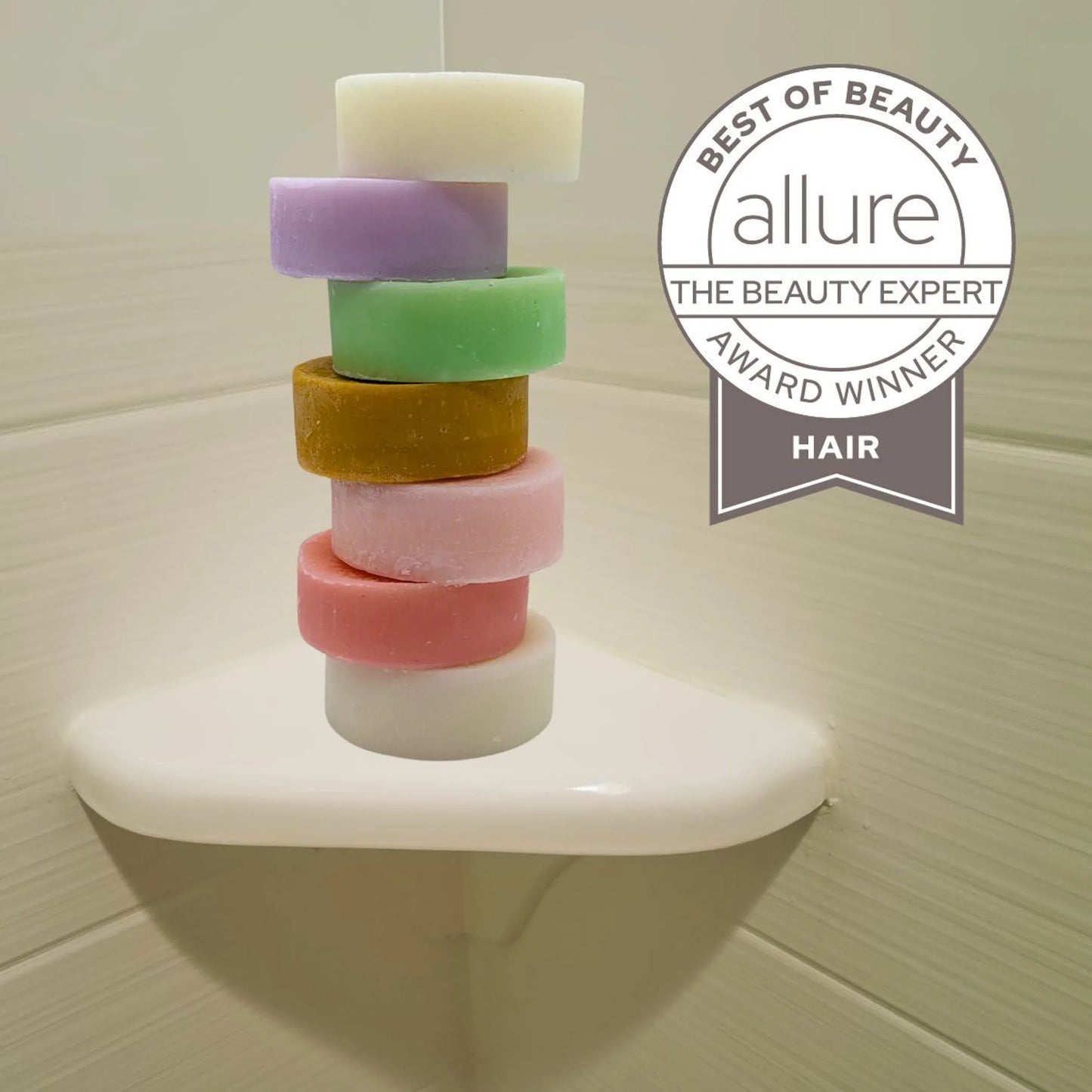 Zero Waste Conditioner Bar - Rose Geranium | Vegan & Eco-Friendly Hair Care | Plastic Free Travel Toiletries | Cruelty Free Beauty