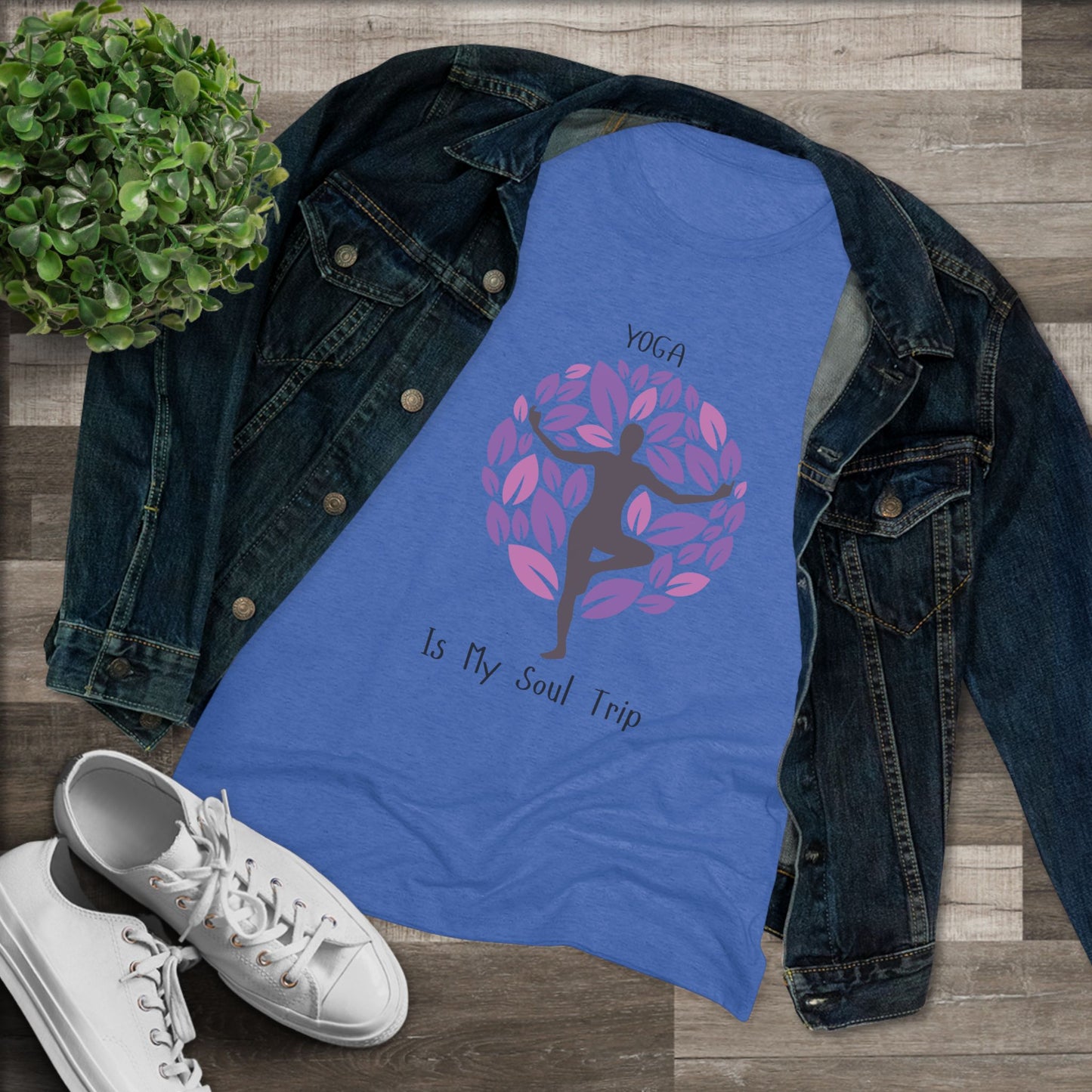 Yoga Is My Soul Trip Women's Triblend Tee: Your Journey to Zen Style