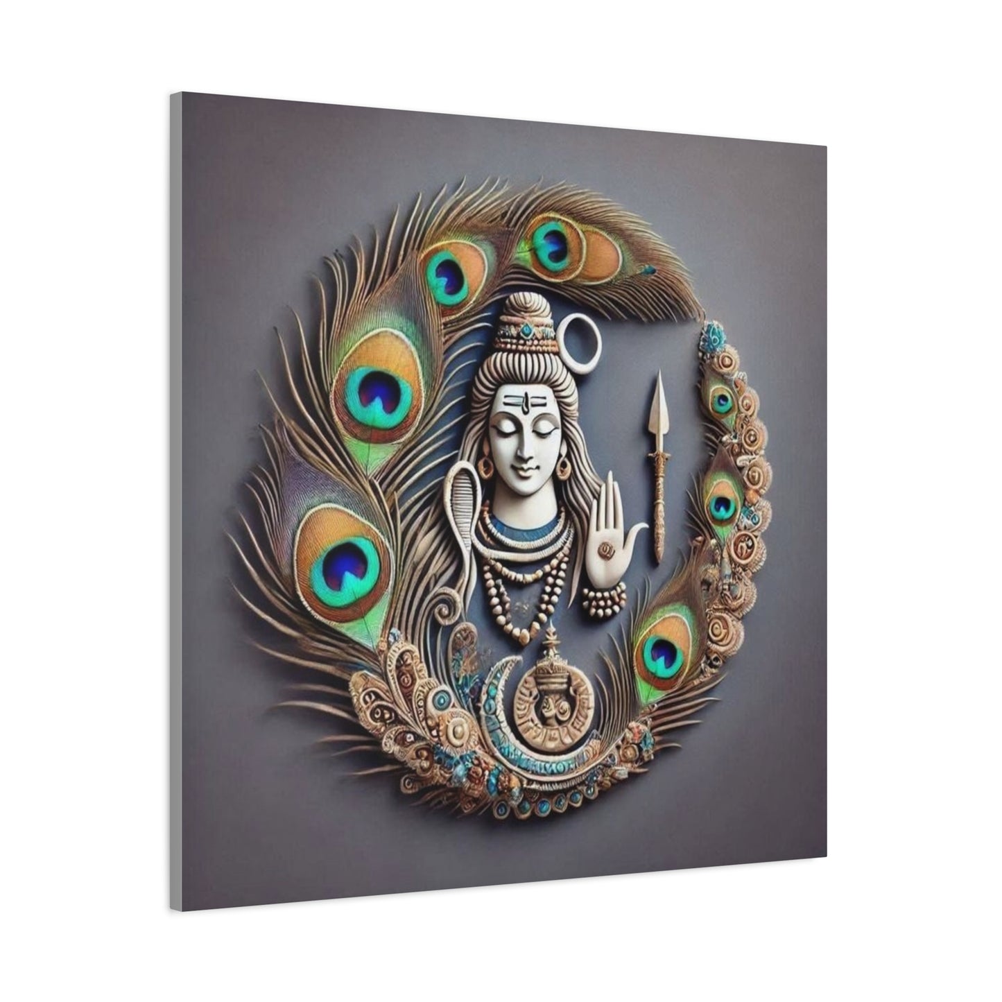 Lord Shiva Canvas Print: Cosmic Power & Serenity