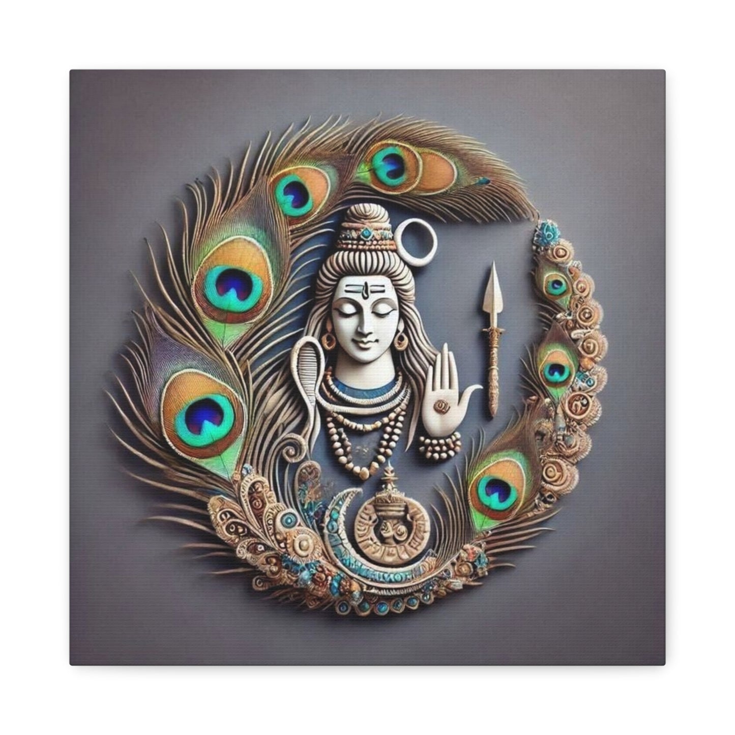 Lord Shiva Canvas Print: Cosmic Power & Serenity