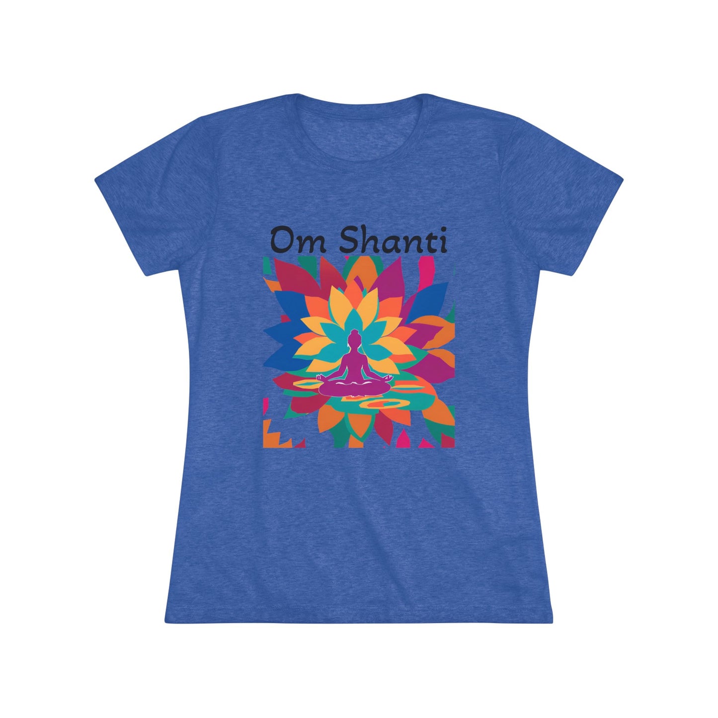 Shanti Yoga Triblend Tee: Cultivate Inner Peace & Mindful Style