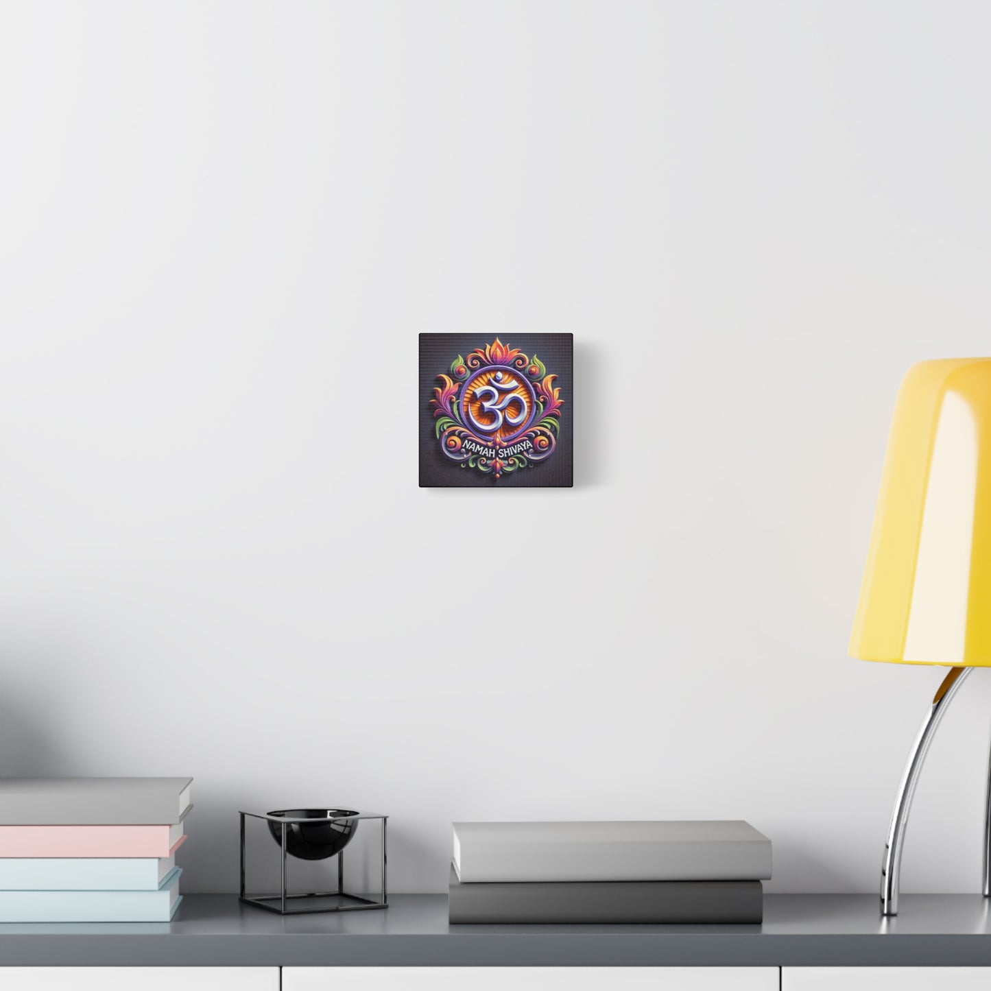 Vibrant OM Canvas Art: The Sound of the Universe