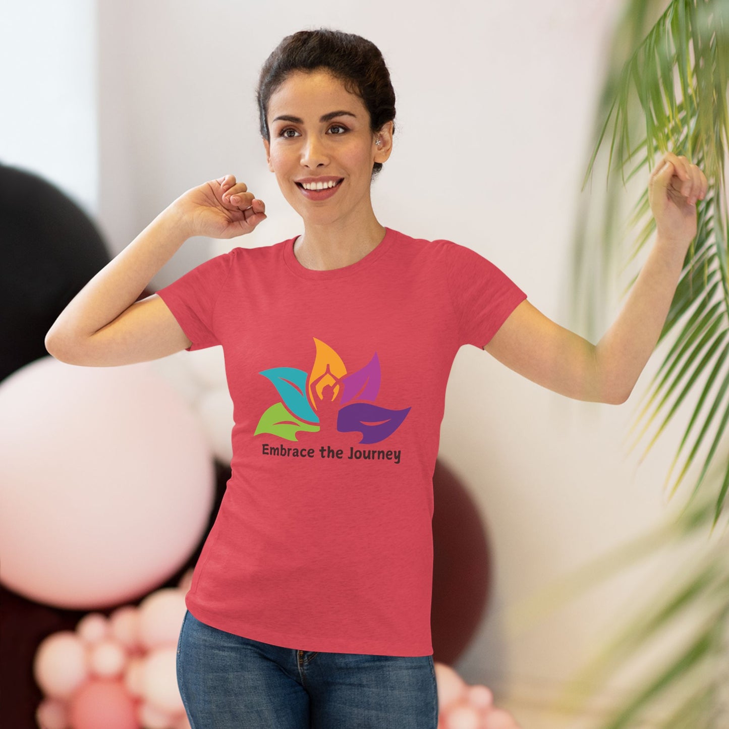 Embrace the Journey Women's Triblend Tee: Your New Go-To for Mindful Living