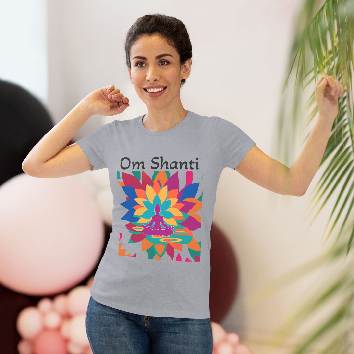 Shanti Yoga Triblend Tee: Cultivate Inner Peace & Mindful Style