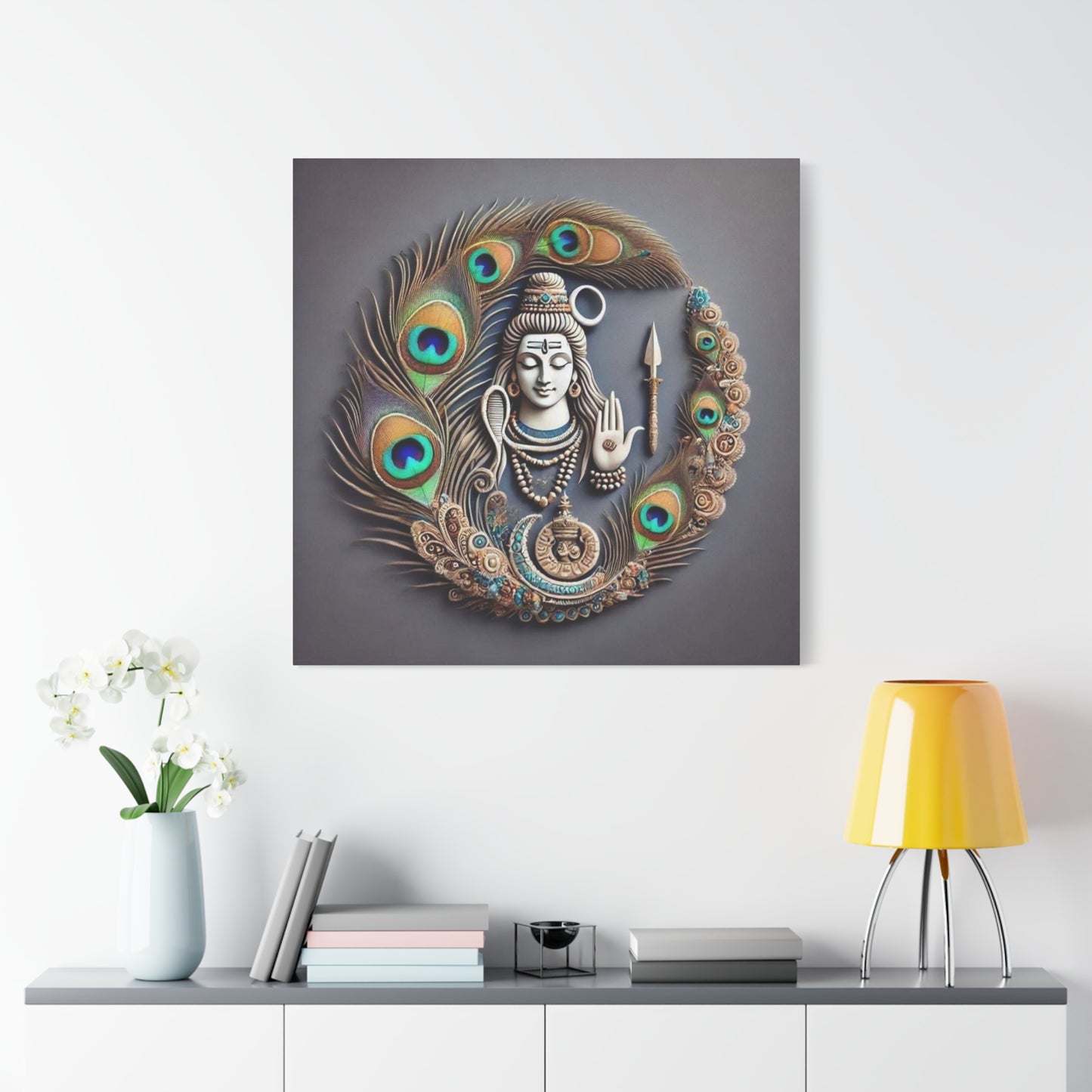 Lord Shiva Canvas Print: Cosmic Power & Serenity