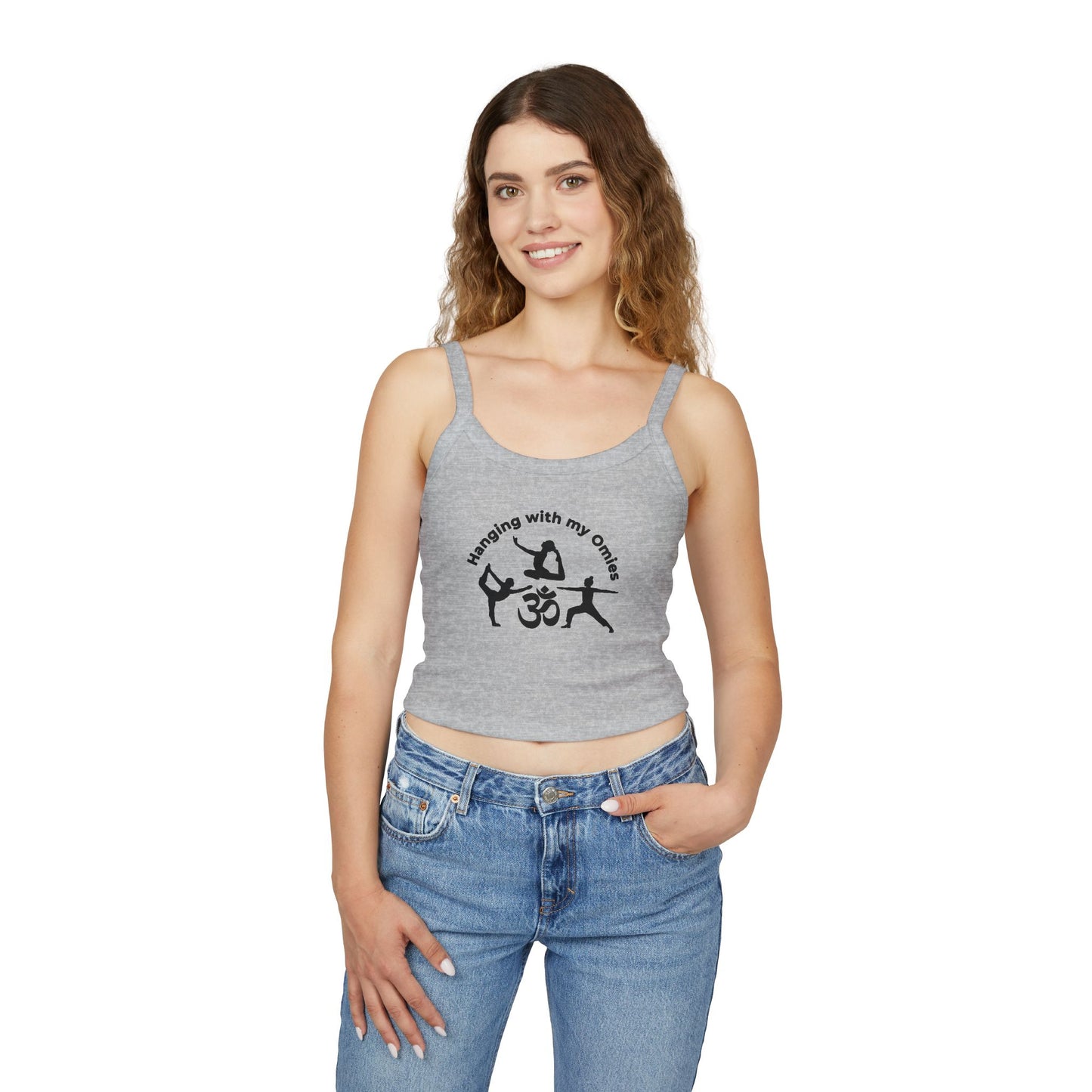 Funny Yoga Meme Women's Tank Top - Hanging with My Omies | Yoga Clothes | Gift for Her