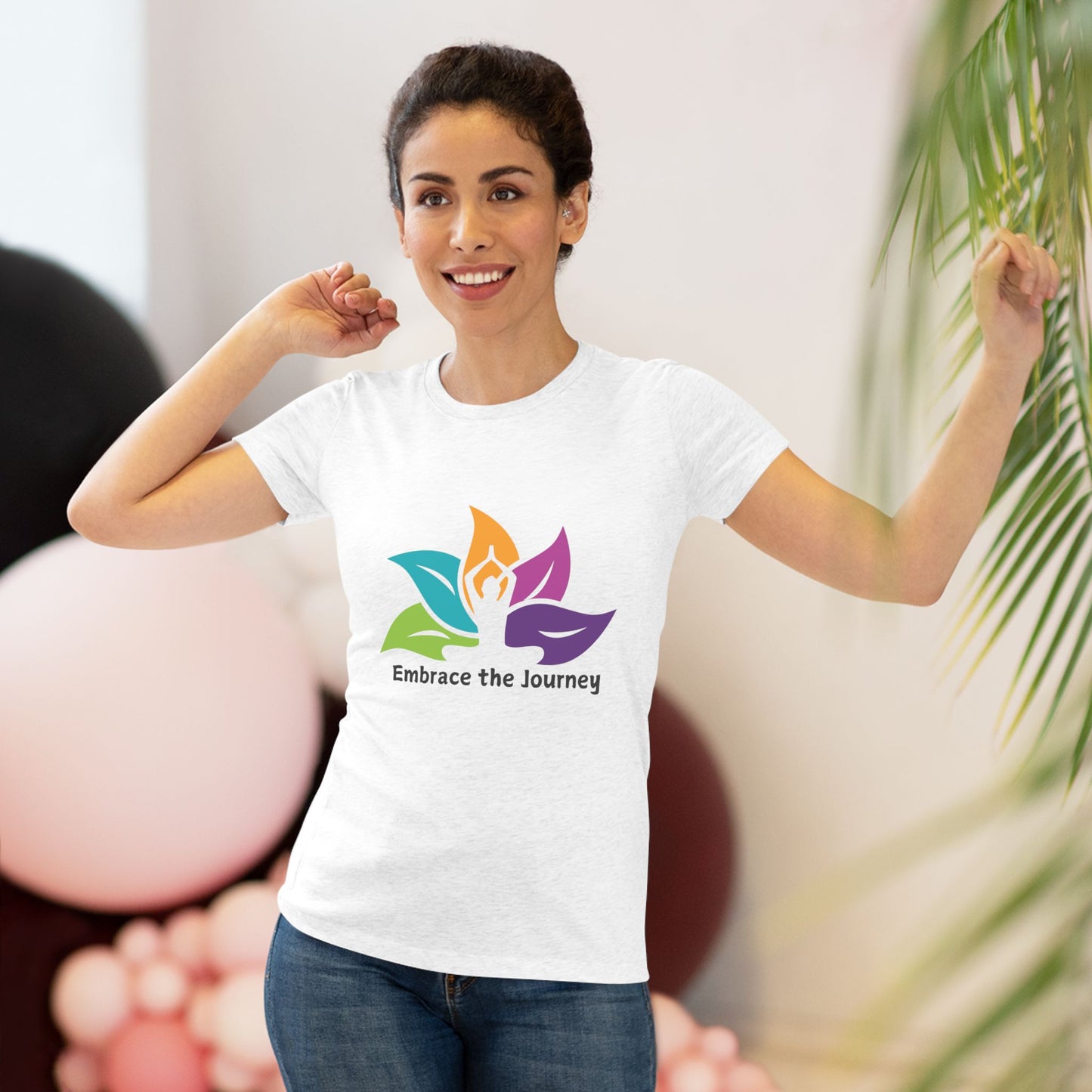 Embrace the Journey Women's Triblend Tee: Your New Go-To for Mindful Living