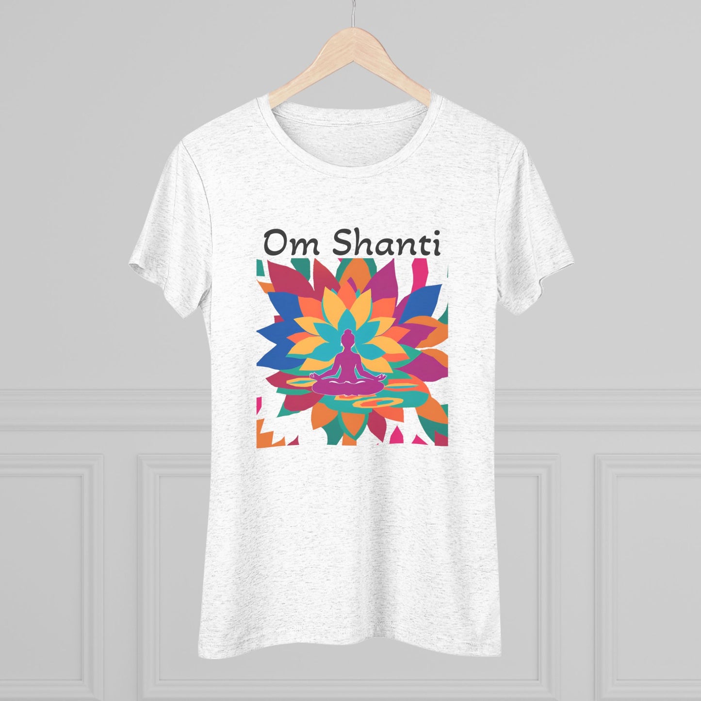 Shanti Yoga Triblend Tee: Cultivate Inner Peace & Mindful Style