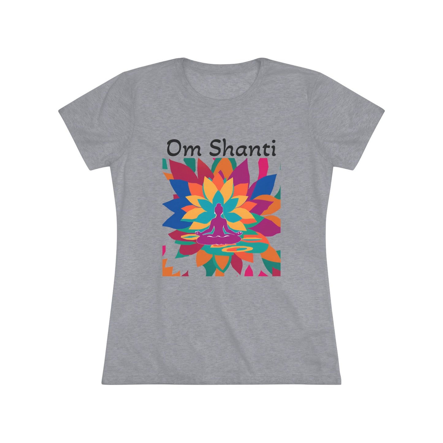 Shanti Yoga Triblend Tee: Cultivate Inner Peace & Mindful Style