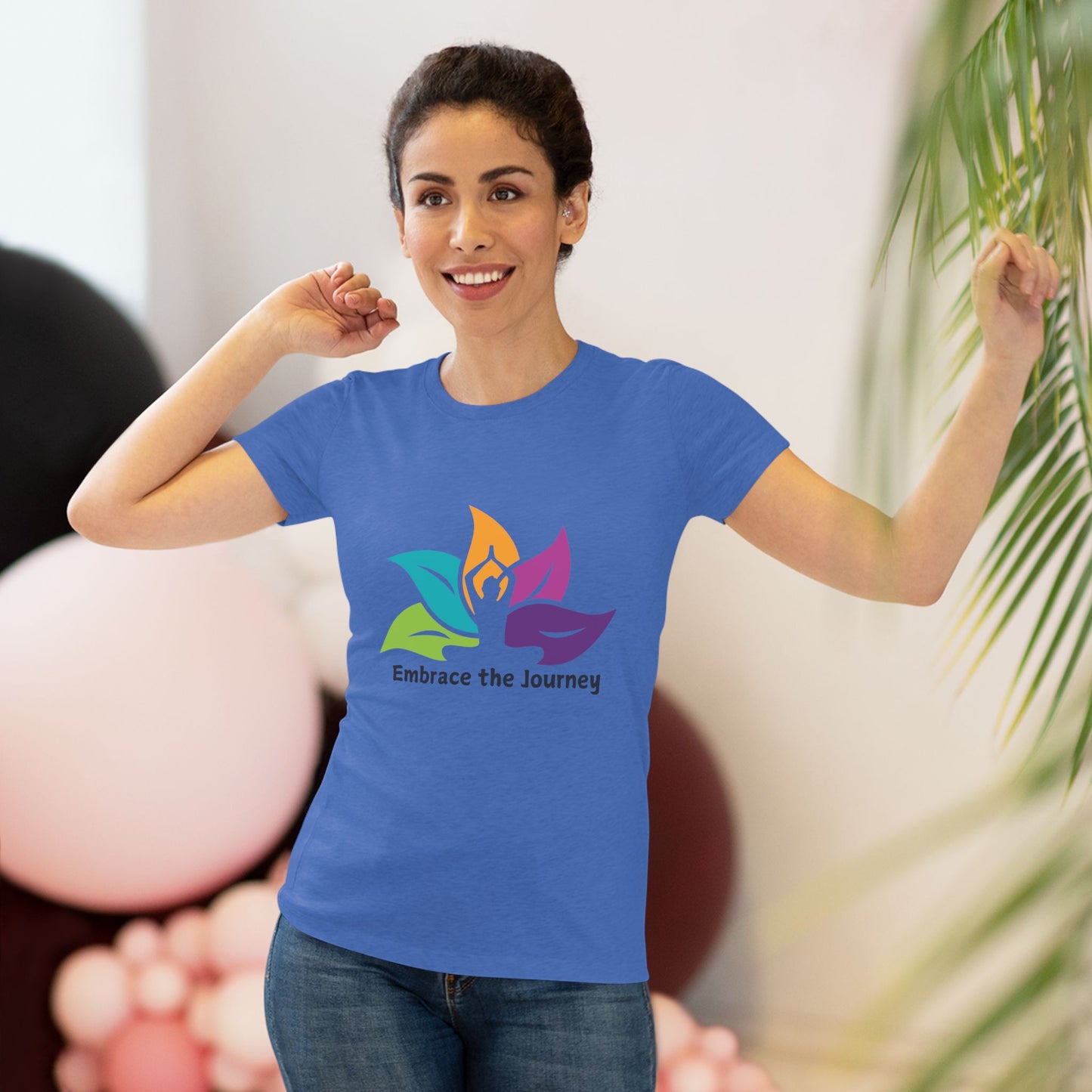 Embrace the Journey Women's Triblend Tee: Your New Go-To for Mindful Living