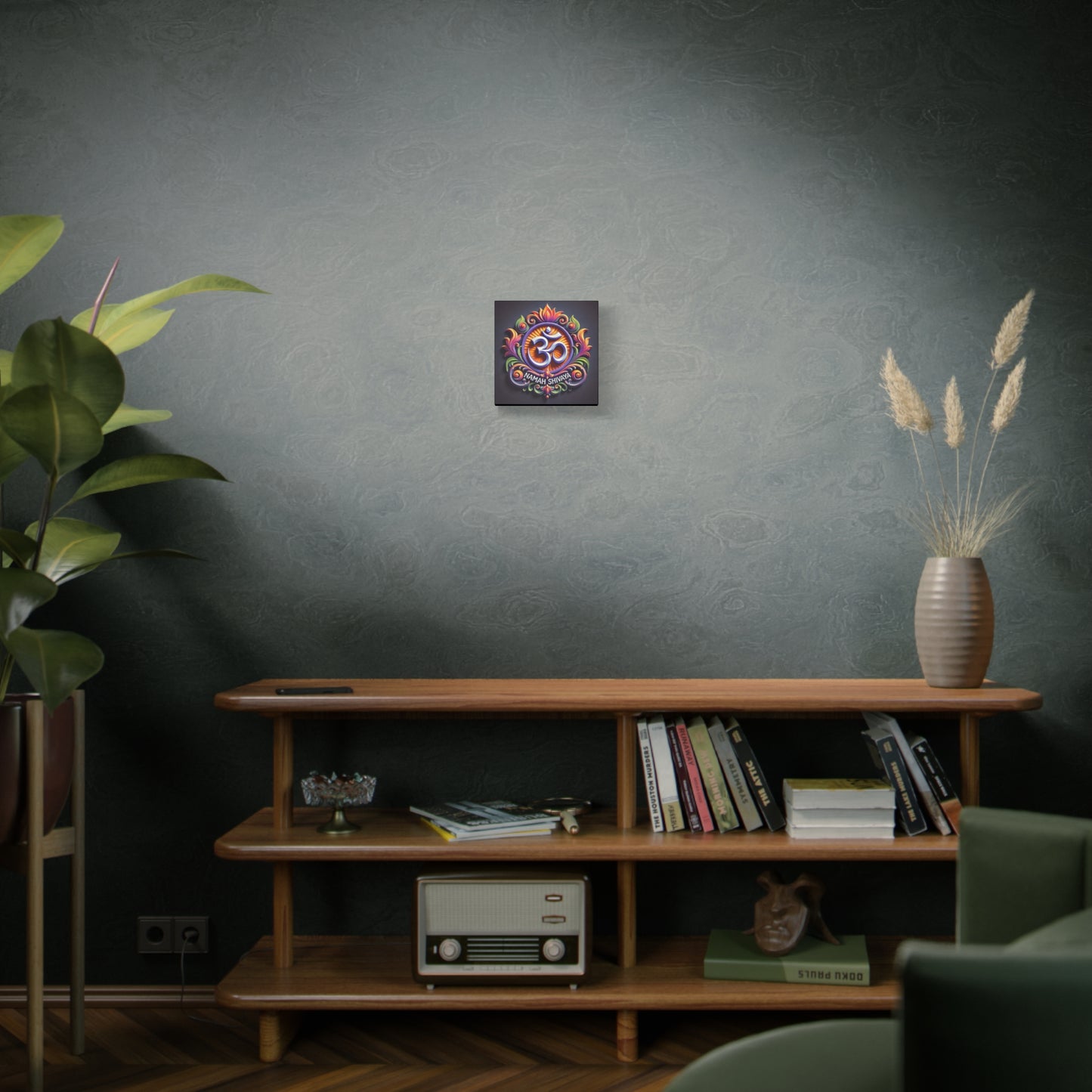 Vibrant OM Canvas Art: The Sound of the Universe