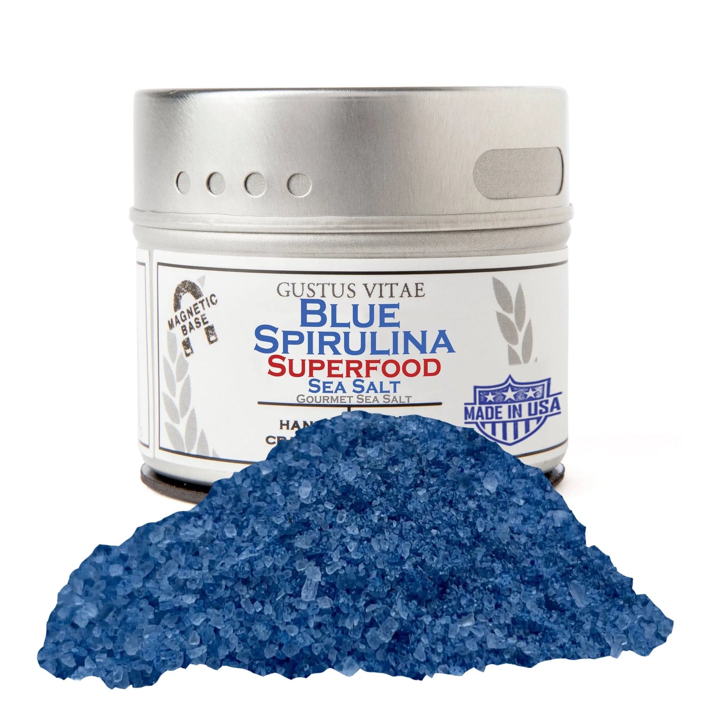 Antioxidant Blue Sea Salt | Gourmet Garnish & Superfood
