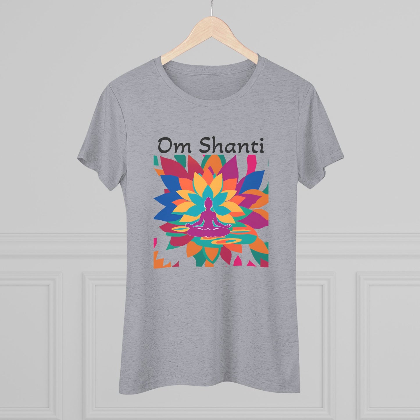 Shanti Yoga Triblend Tee: Cultivate Inner Peace & Mindful Style