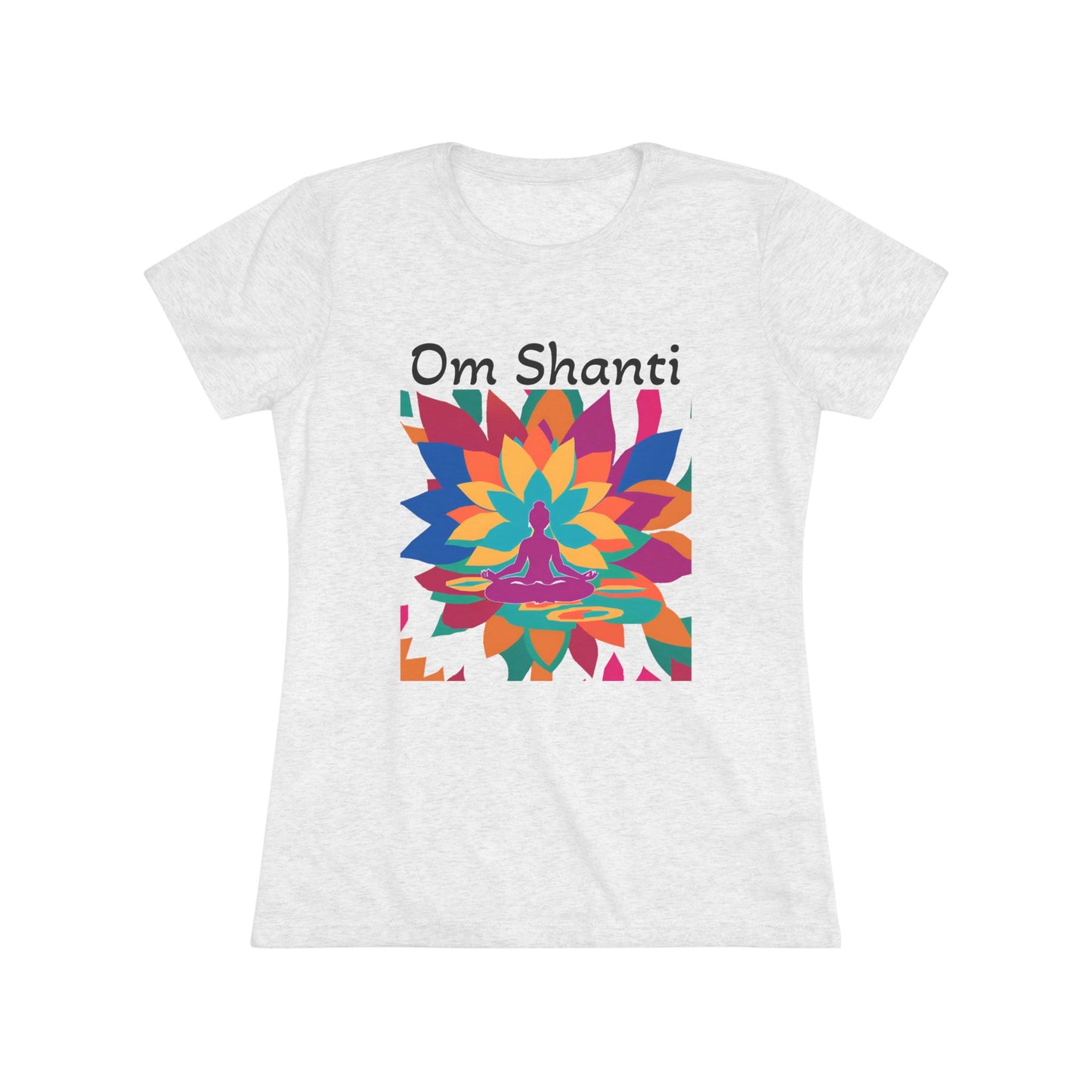 Shanti Yoga Triblend Tee: Cultivate Inner Peace & Mindful Style