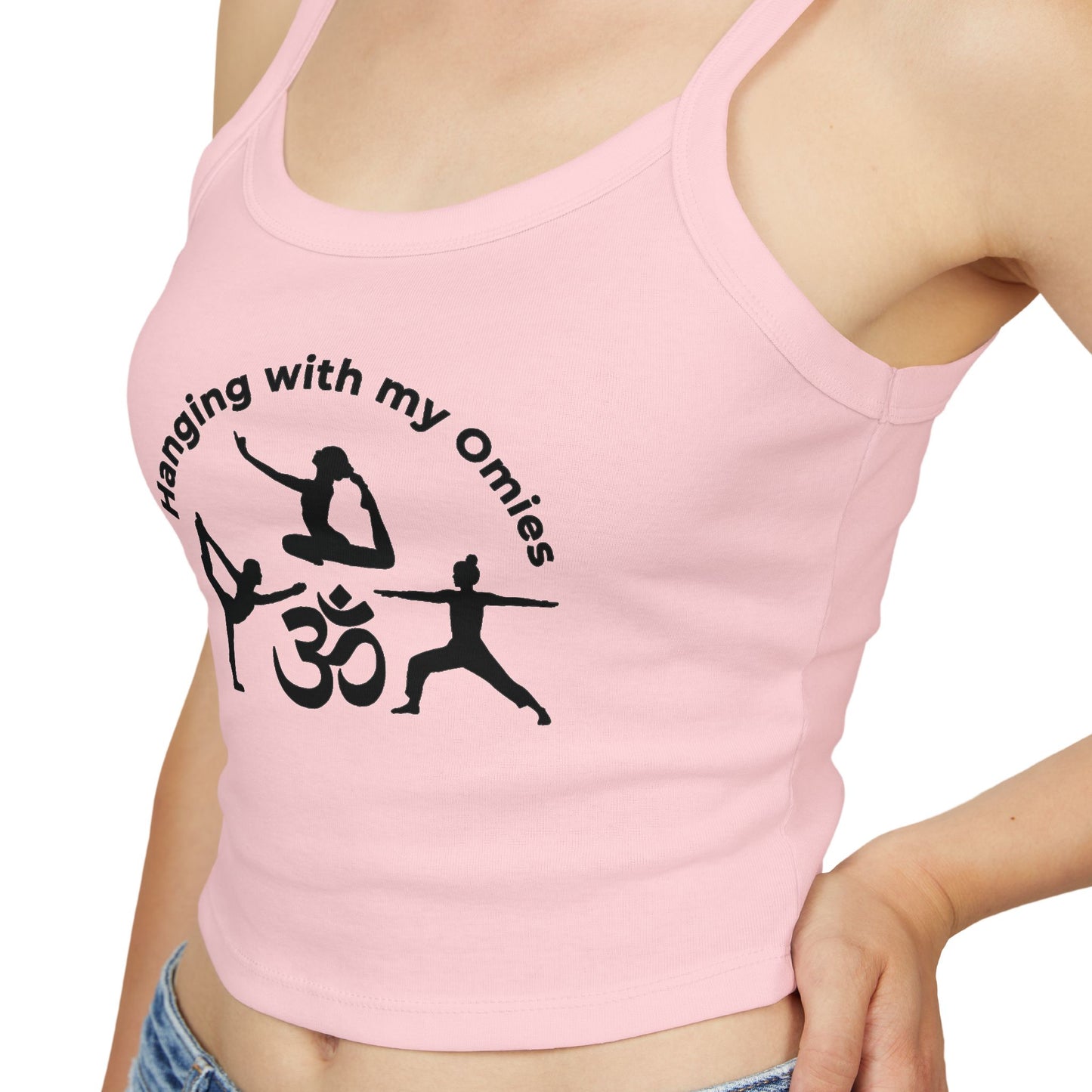 Funny Yoga Meme Women's Tank Top - Hanging with My Omies | Yoga Clothes | Gift for Her