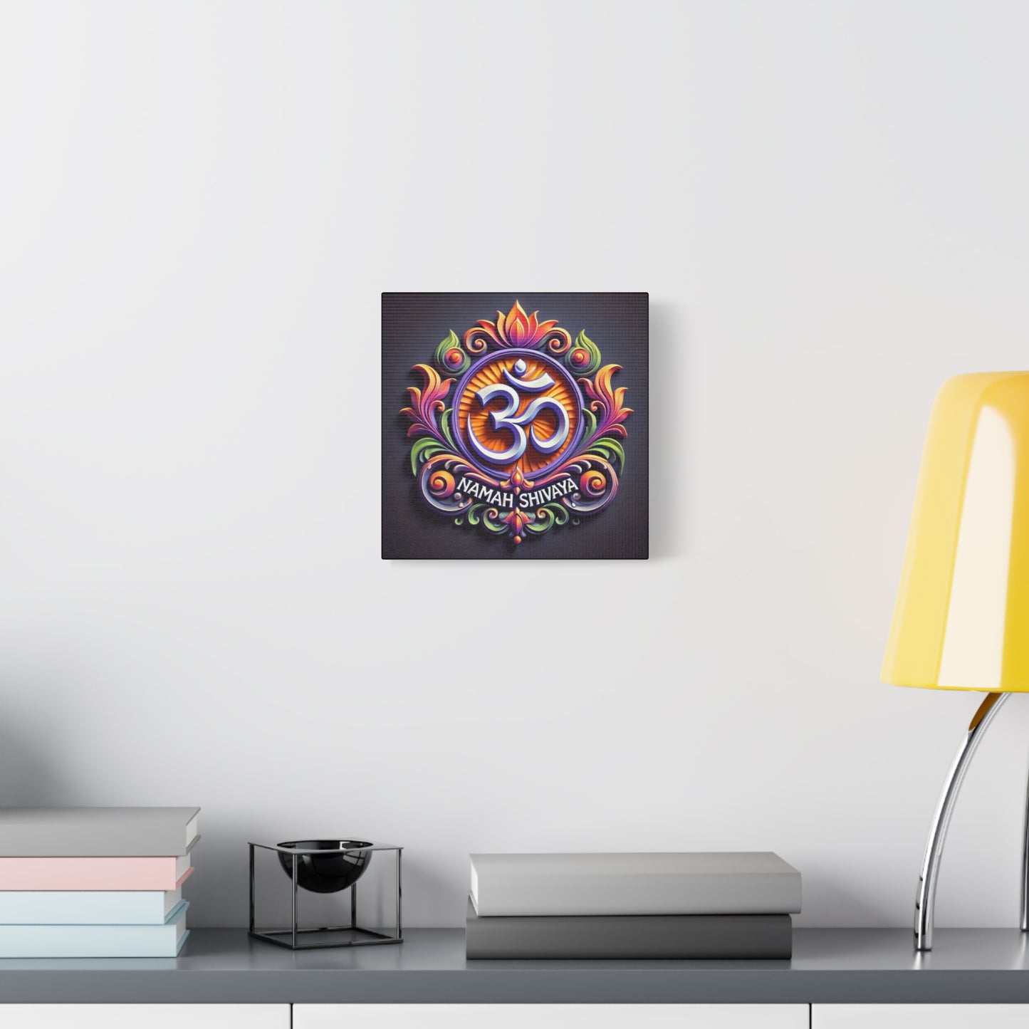 Vibrant OM Canvas Art: The Sound of the Universe