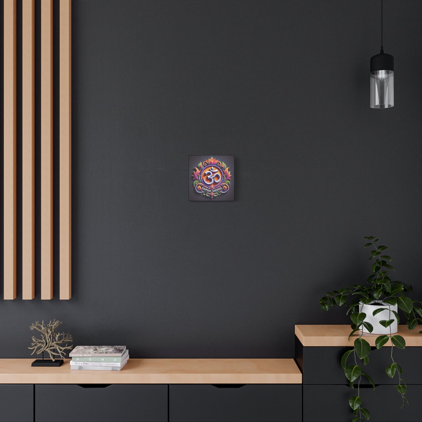 Vibrant OM Canvas Art: The Sound of the Universe