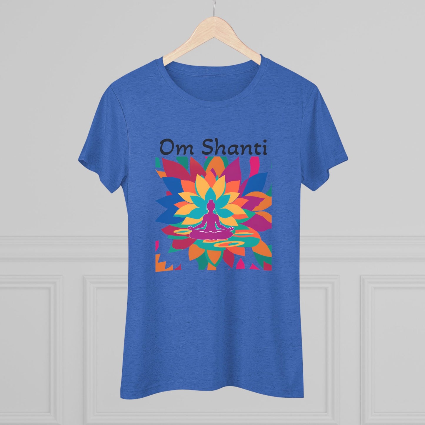 Shanti Yoga Triblend Tee: Cultivate Inner Peace & Mindful Style