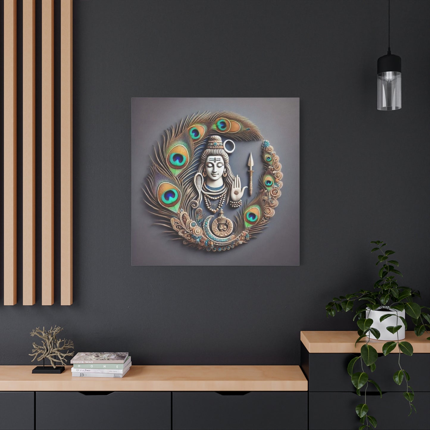 Lord Shiva Canvas Print: Cosmic Power & Serenity