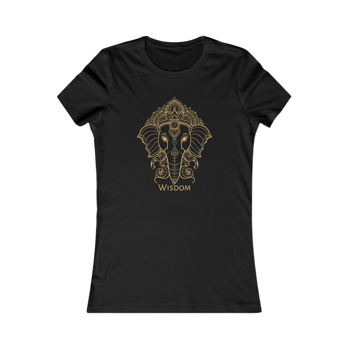 Elephant Wisdom Women's Tee: Journey with Grace & Inner Strength