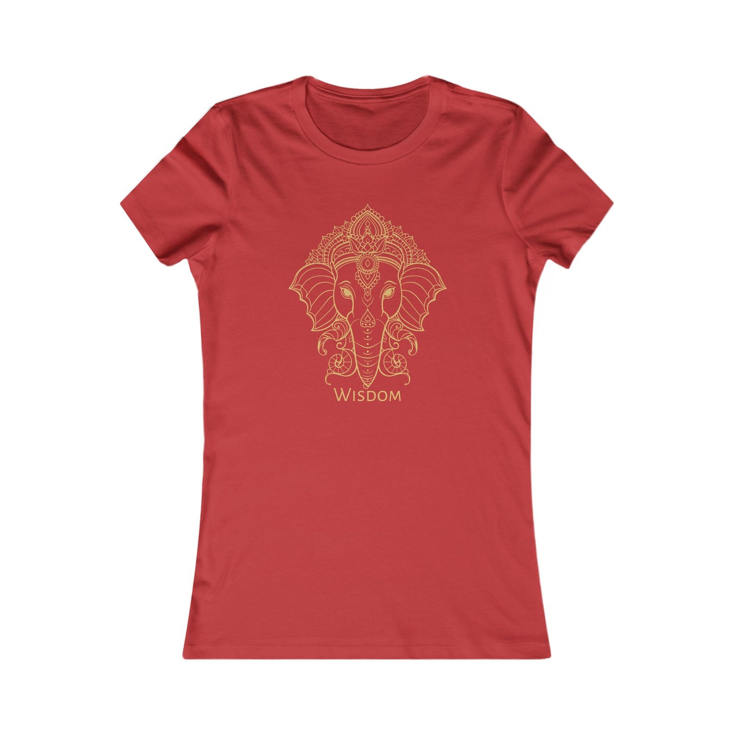 Elephant Wisdom Women's Tee: Journey with Grace & Inner Strength