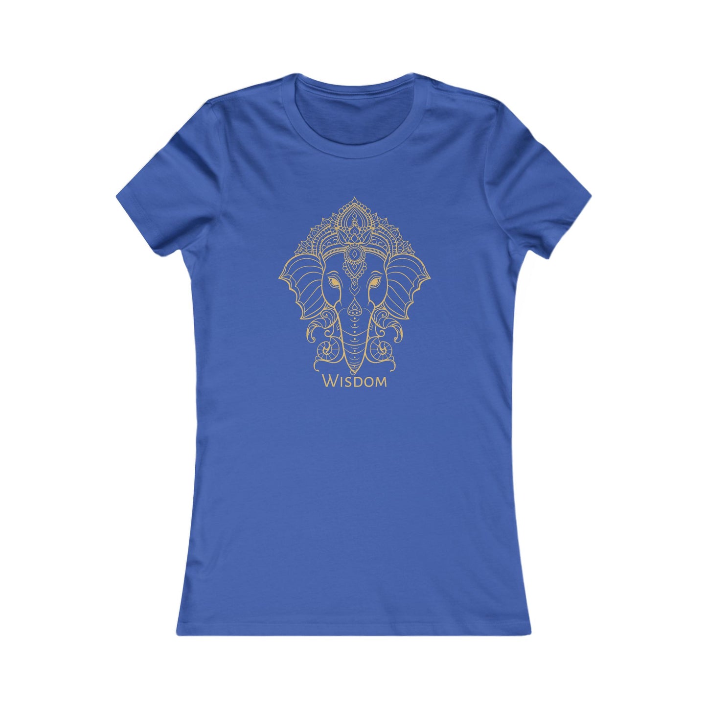 Elephant Wisdom Women's Tee: Journey with Grace & Inner Strength