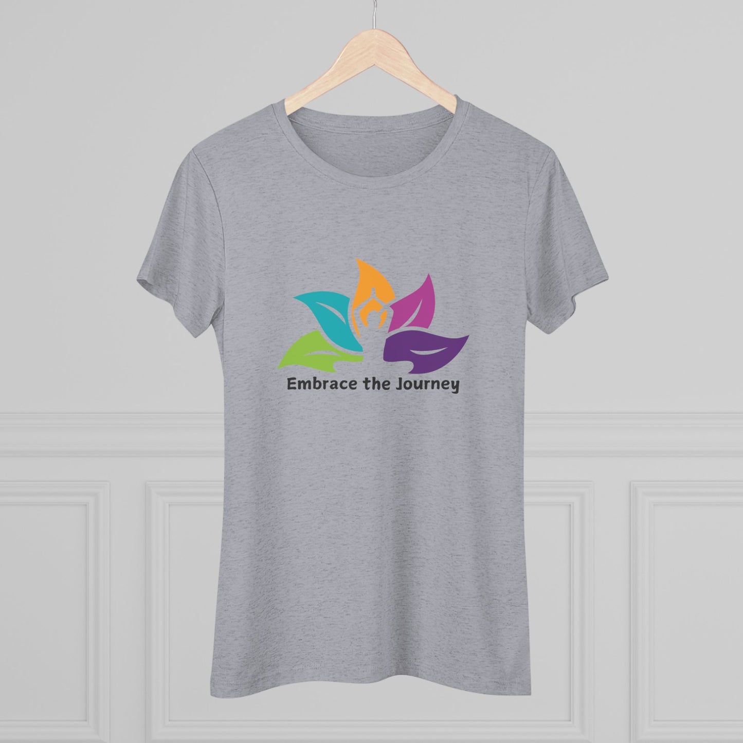 Embrace the Journey Women's Triblend Tee: Your New Go-To for Mindful Living