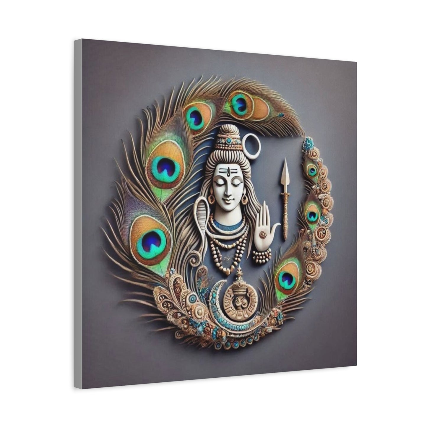 Lord Shiva Canvas Print: Cosmic Power & Serenity