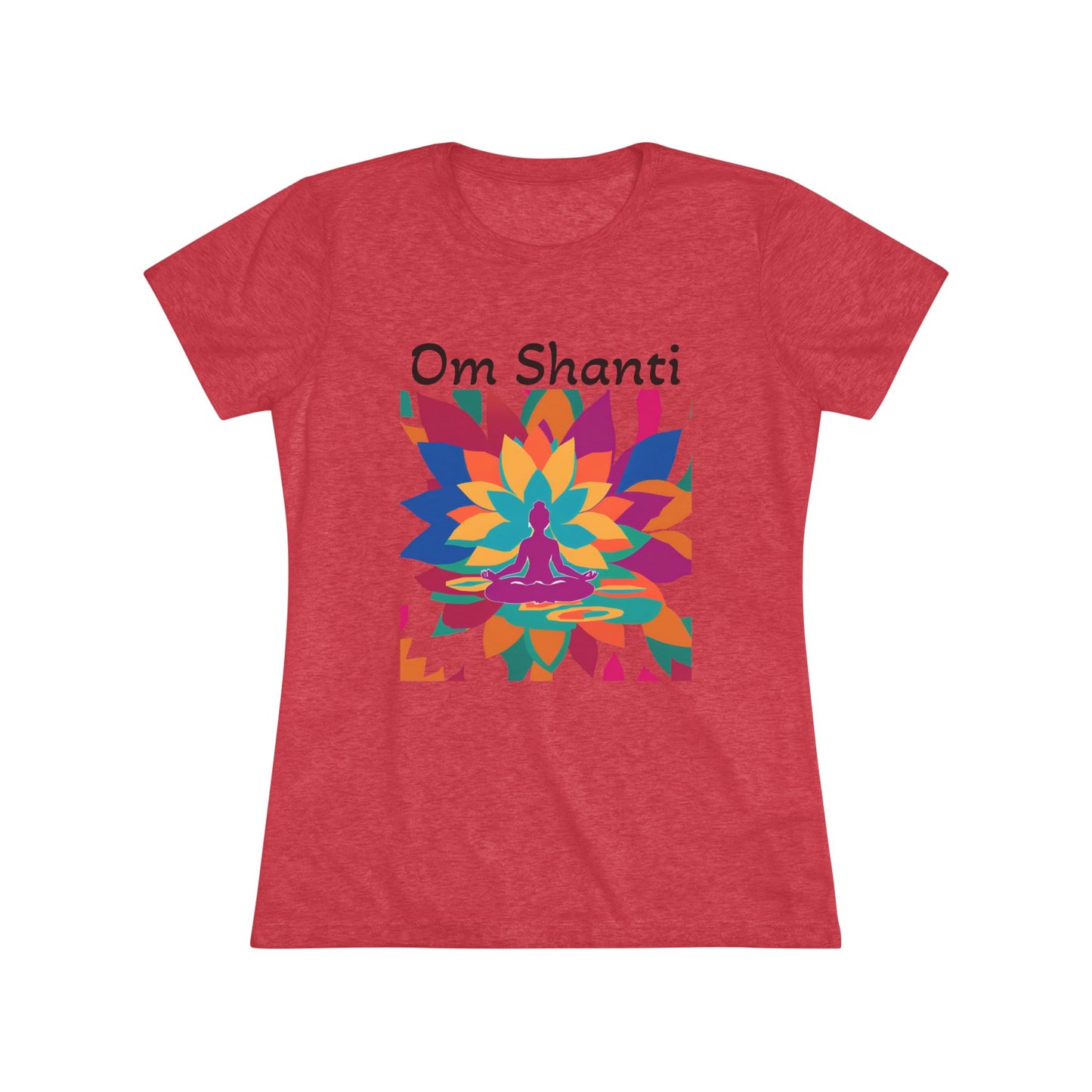 Shanti Yoga Triblend Tee: Cultivate Inner Peace & Mindful Style