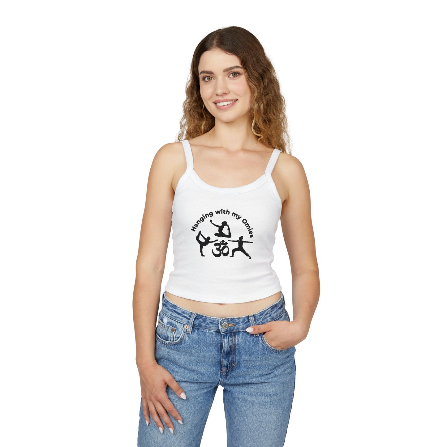 Funny Yoga Meme Women's Tank Top - Hanging with My Omies | Yoga Clothes | Gift for Her
