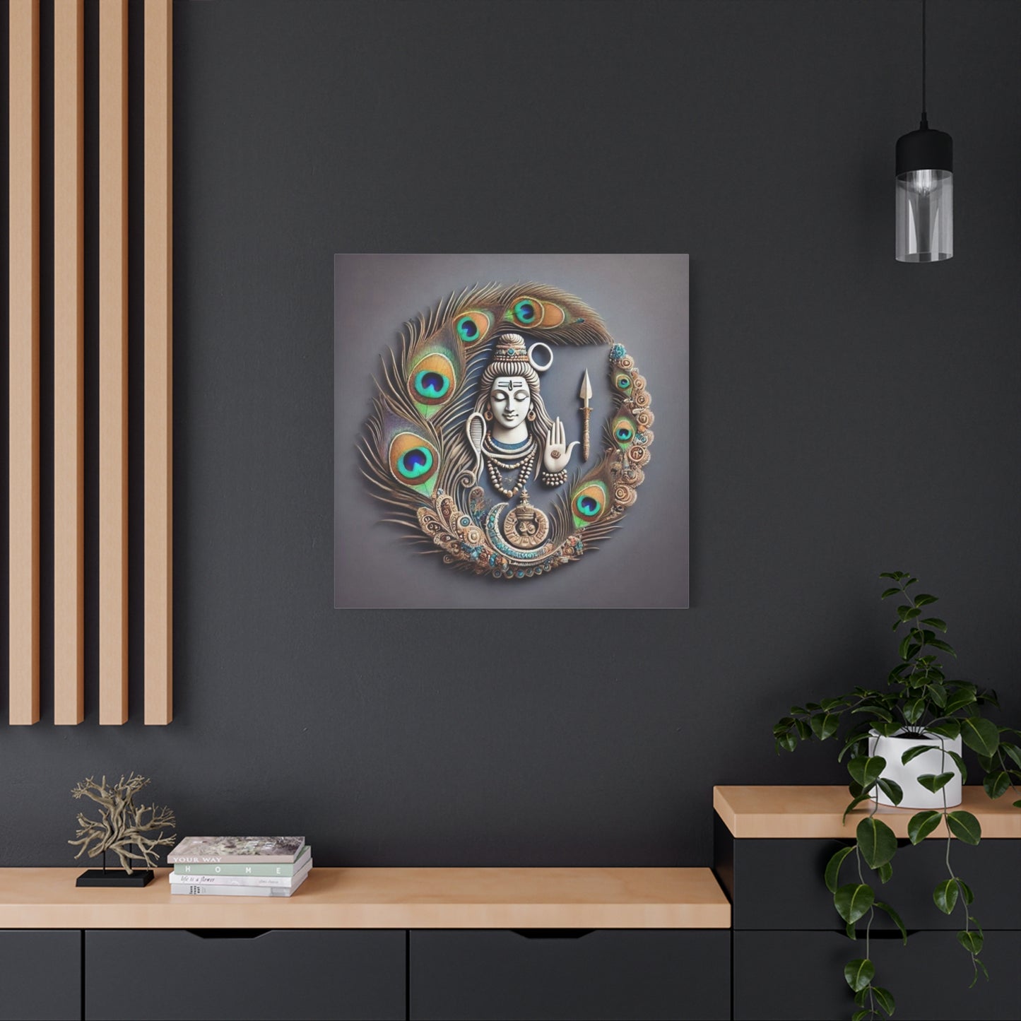 Lord Shiva Canvas Print: Cosmic Power & Serenity