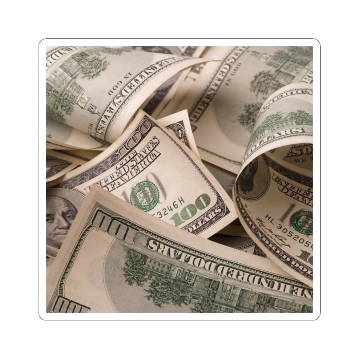 Manifest Your Dreams: Money Manifestation Stickers for Wealth & Abundance!