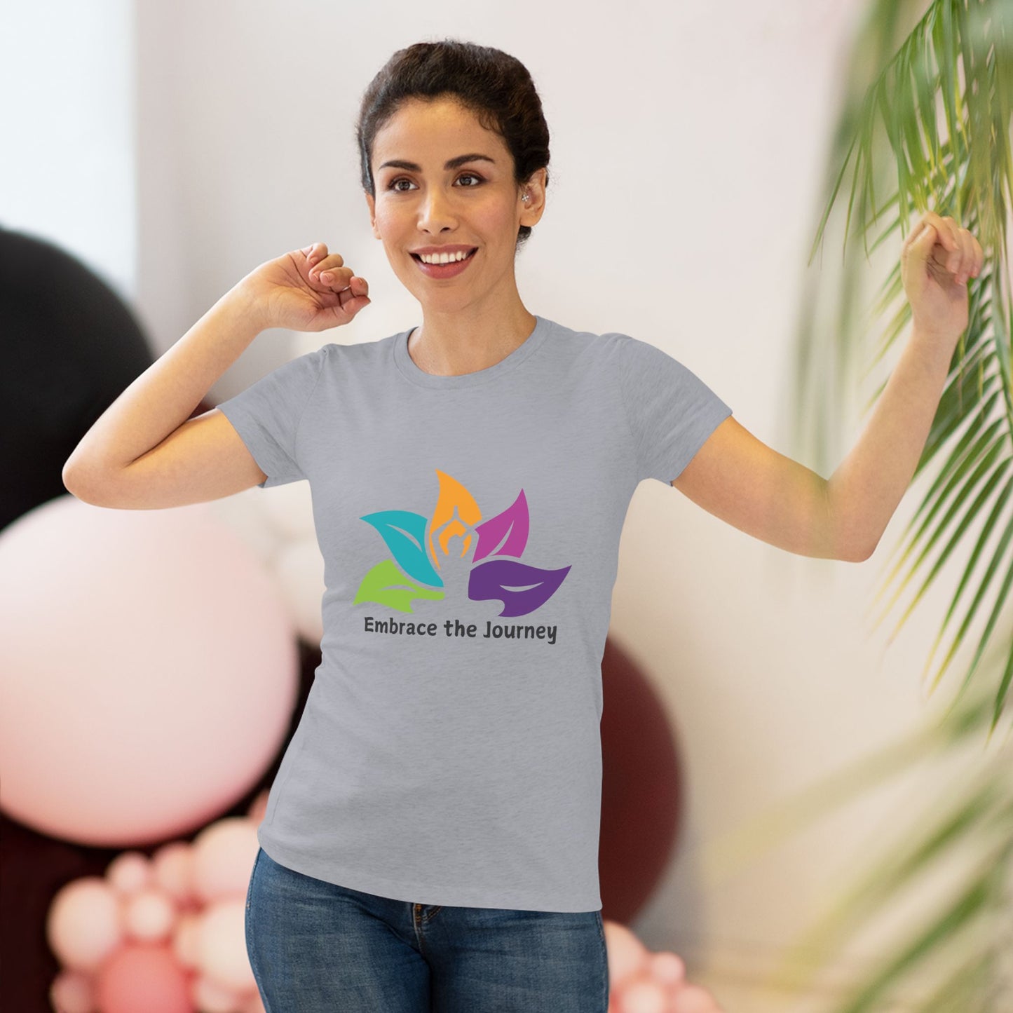 Embrace the Journey Women's Triblend Tee: Your New Go-To for Mindful Living