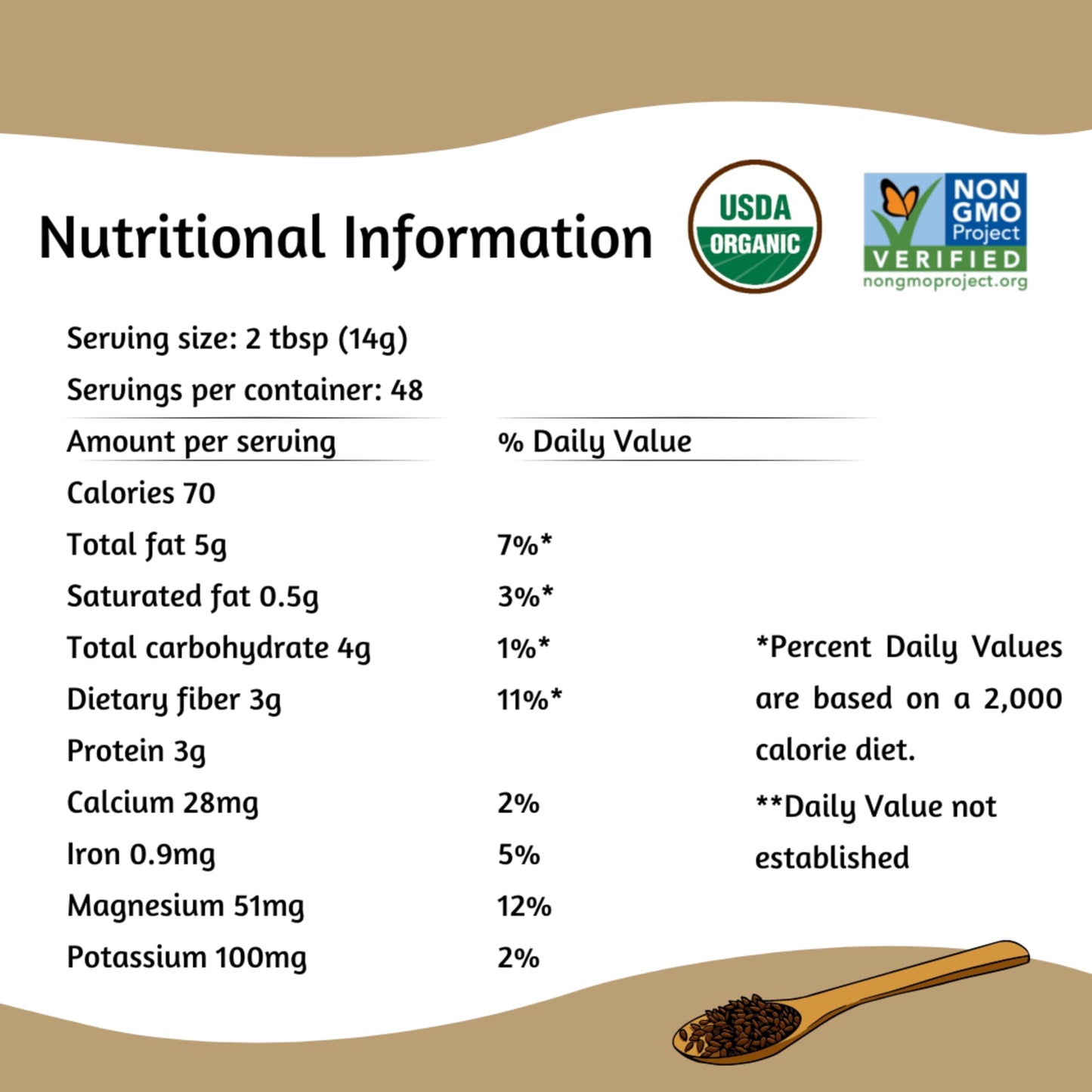 Spectrum Essentials Organic Ground Premium Flaxseed, 24 oz