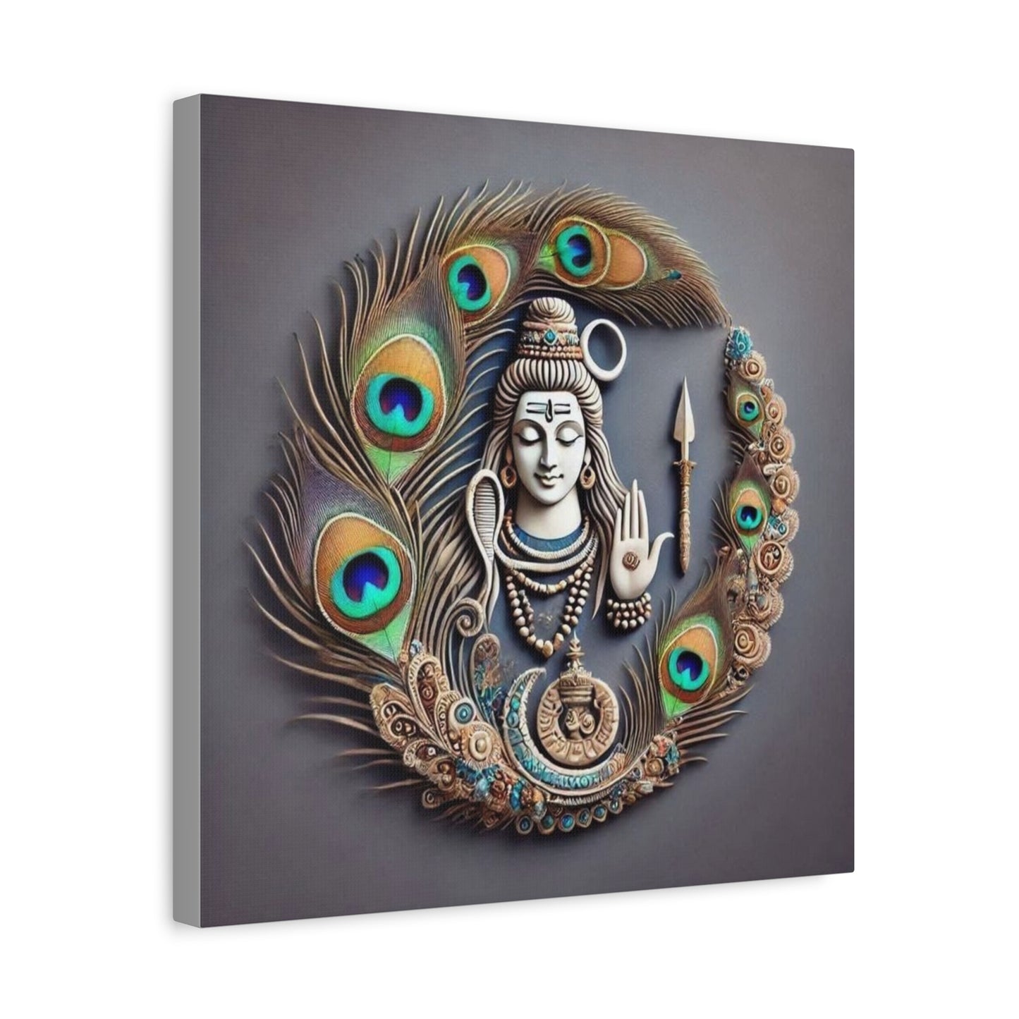 Lord Shiva Canvas Print: Cosmic Power & Serenity