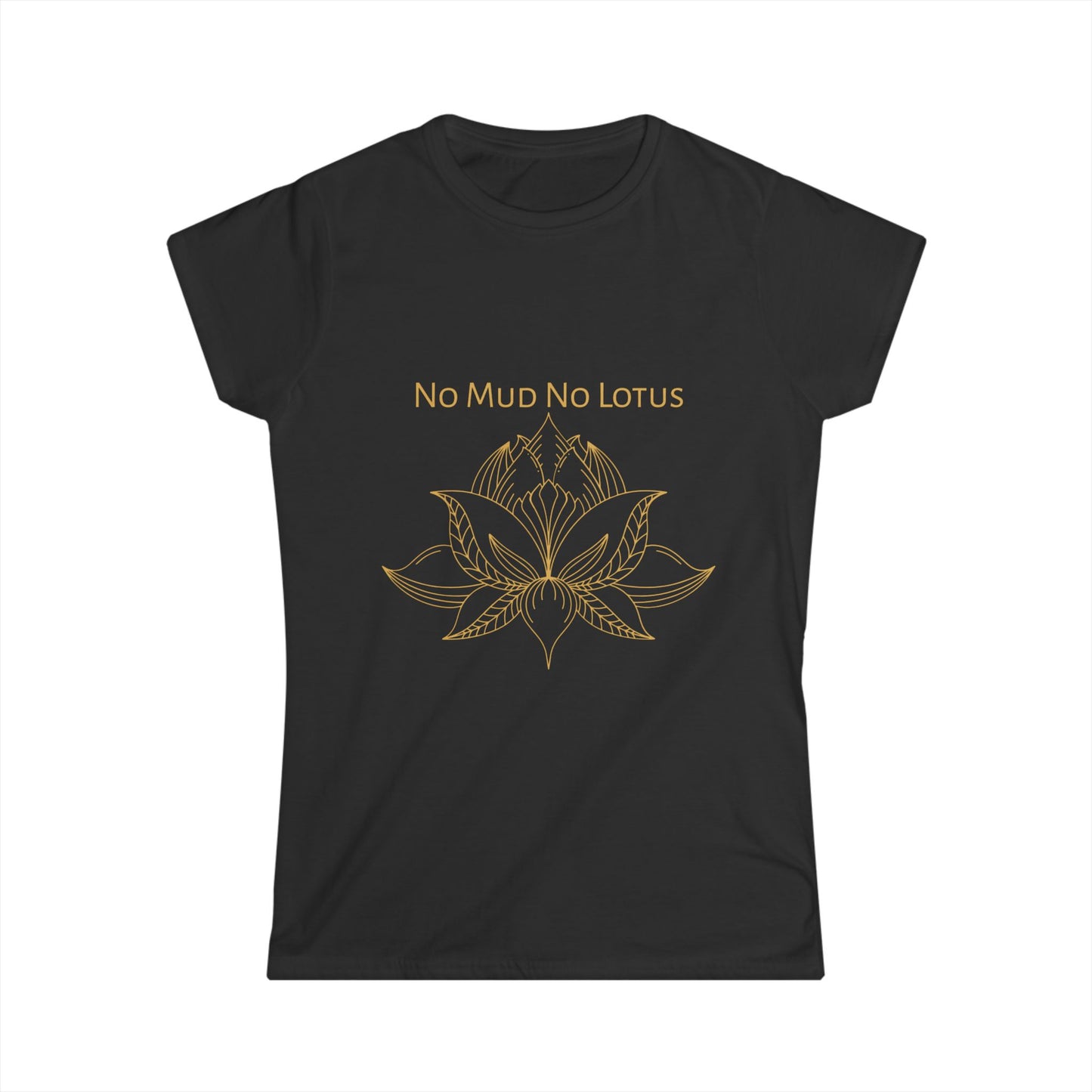 Lotus Graphic Yoga Tee: Find Your Bloom, Embrace Your Journey