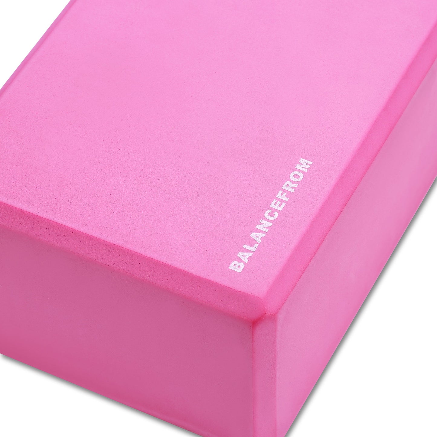 Set of 2 High Density Yoga Blocks, 9"x6"x4" Each, Pair, Multiple Colors