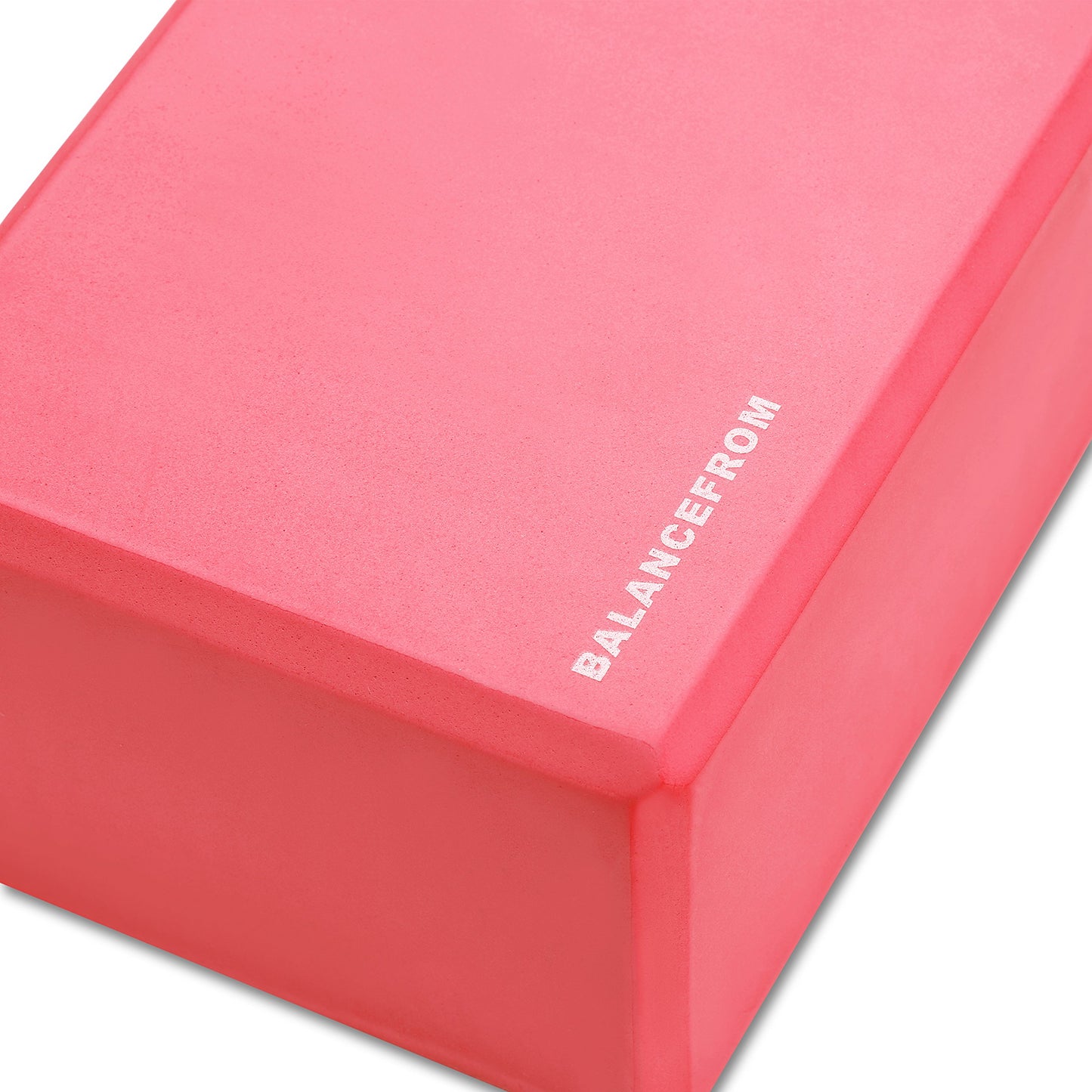 Set of 2 High Density Yoga Blocks, 9"x6"x4" Each, Pair, Multiple Colors