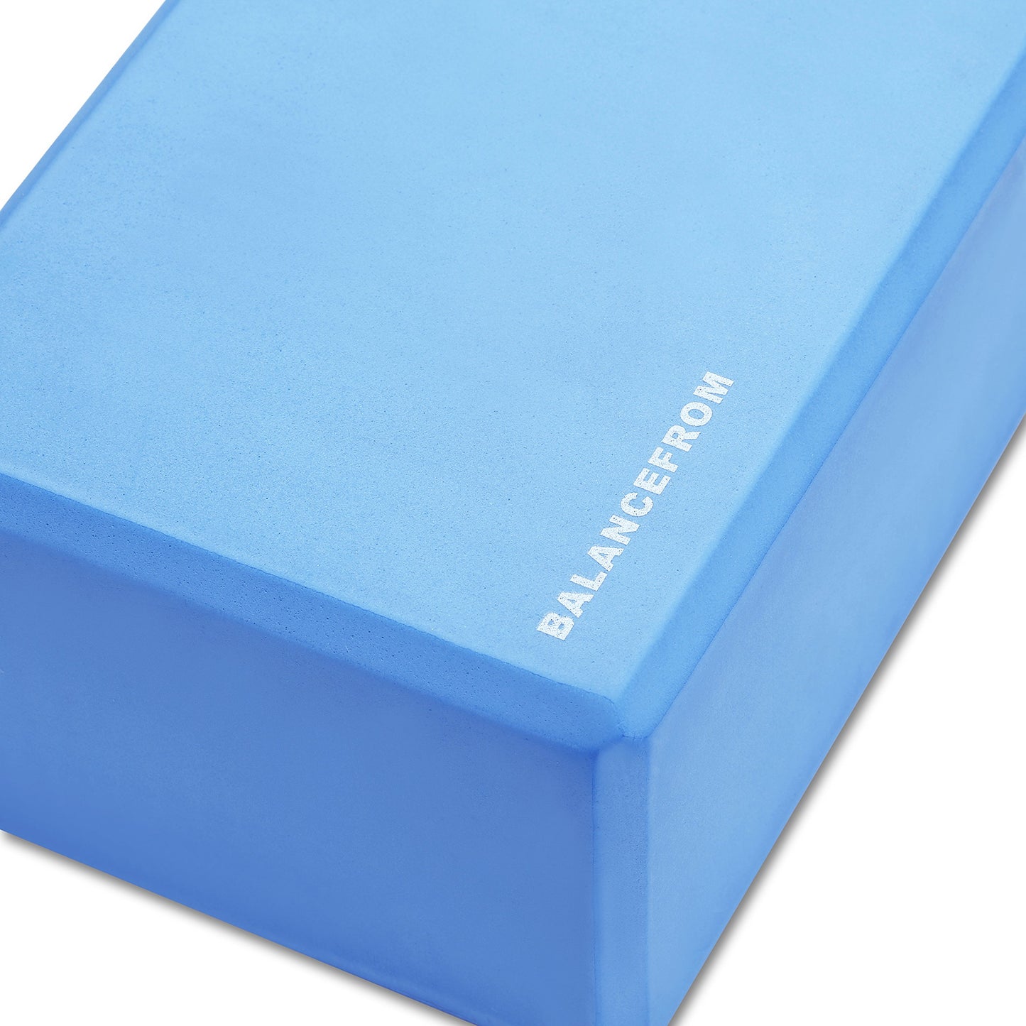 Set of 2 High Density Yoga Blocks, 9"x6"x4" Each, Pair, Multiple Colors