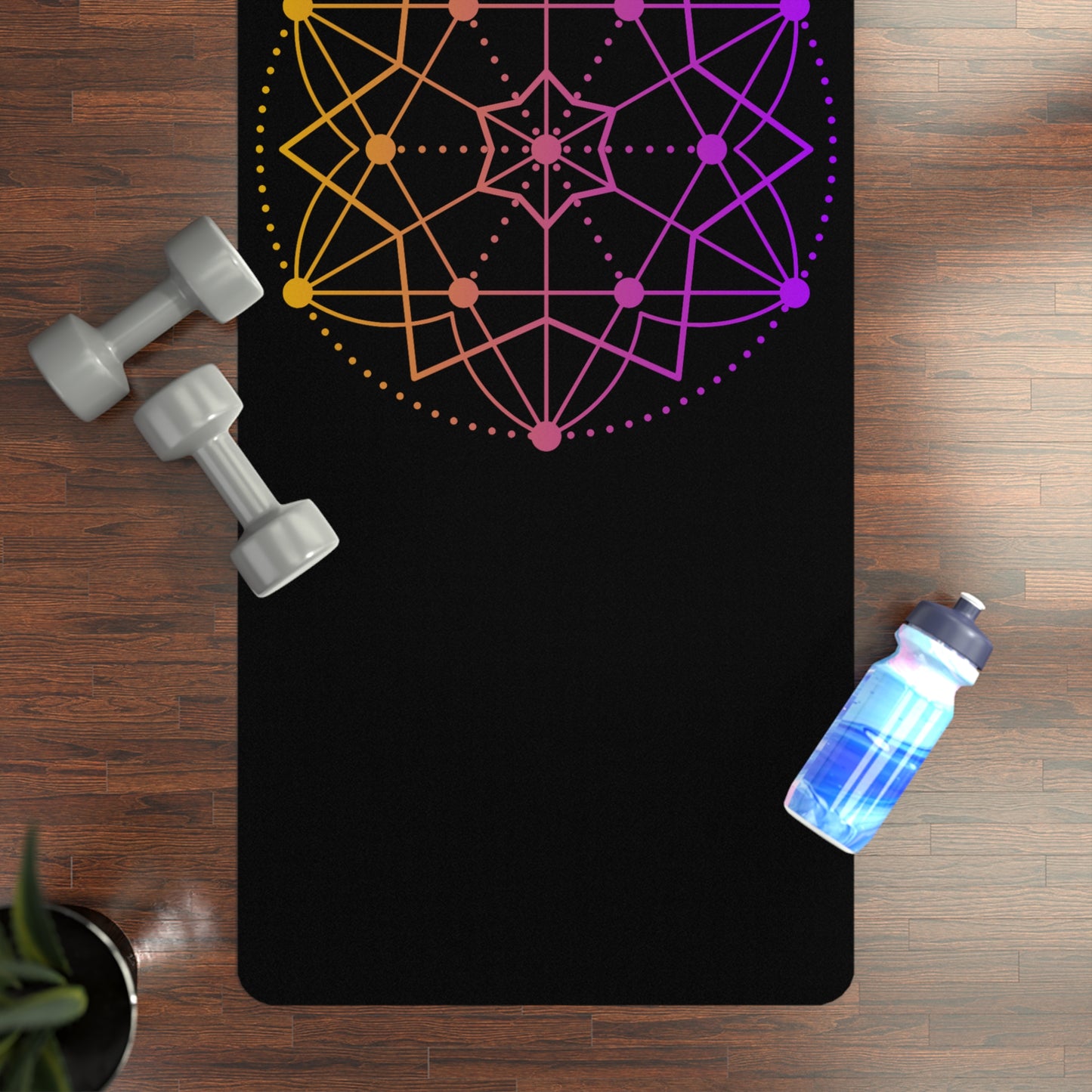 Elevate Your Flow: Eco-Friendly Yoga Mat with Vibrant Mandala