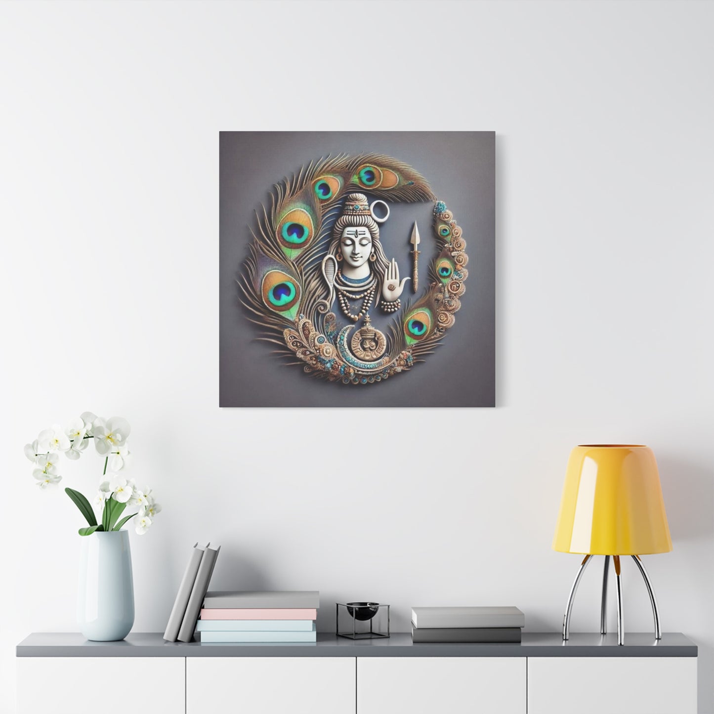 Lord Shiva Canvas Print: Cosmic Power & Serenity