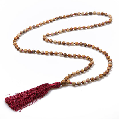 🧵 THE ARTISAN KNOT: Hand-Knotted Semi-Precious Mala