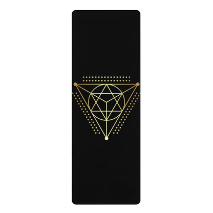 Geometric Yoga Mat for Mindful Practice | Sacred Flow Design