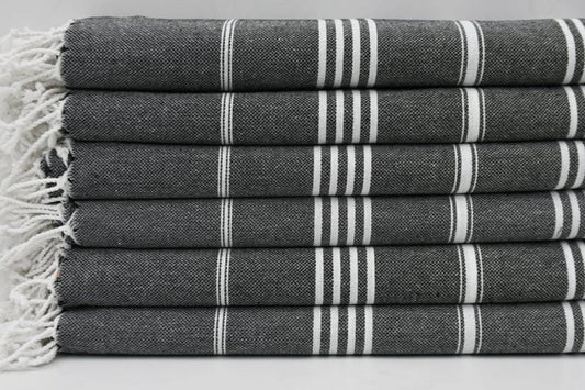 100% Natural Turkish Cotton Hand & Gym Towel (20"x36") | Ultra-Absorbent for Hot Yoga & Travel