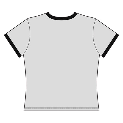 Ashtanga Orlando Women's Ringer Tee — Retro Yoga Studio Shirt
